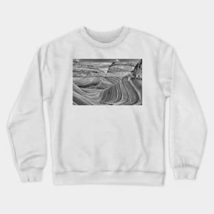 The Wave B+W Crewneck Sweatshirt